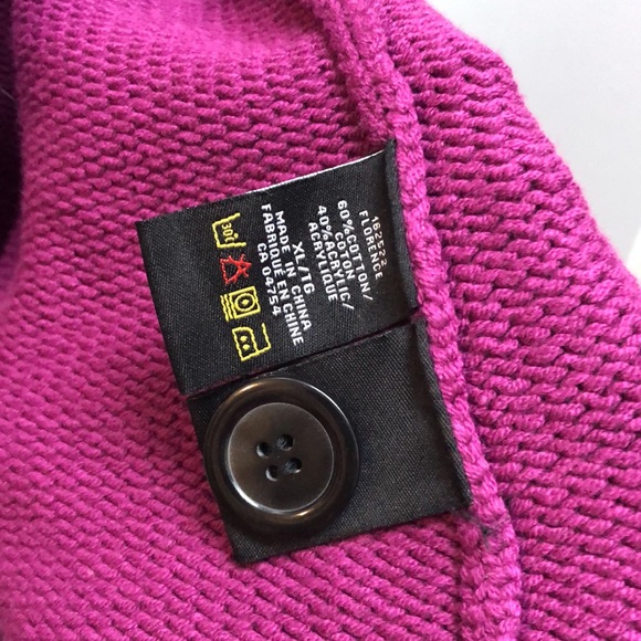 ❤️EUC Unlisted By Kenneth Cole Cardigan Woman Size XL Purple Pink Knitted - Picture 12 of 12
